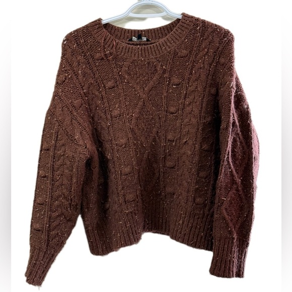 George Brown Cable Knit Crew Neck Sweater - Picture 1 of 2